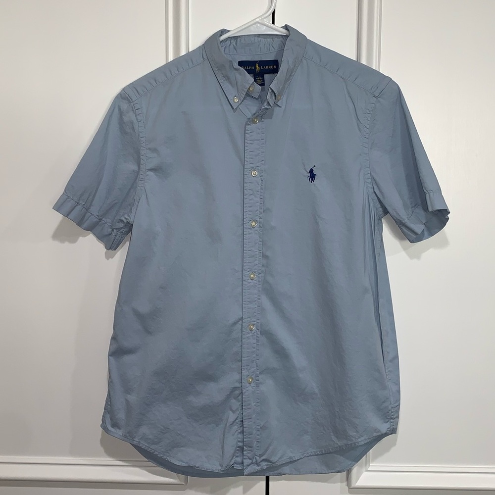 Polo Ralph Lauren boys short sleeved dress shirt Large 14/16